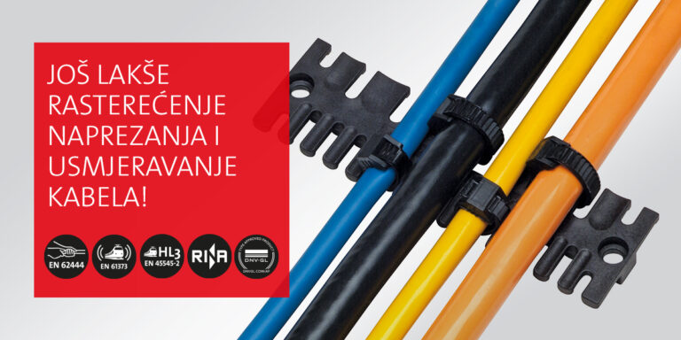 Za sigurno upravljanje kablovima
