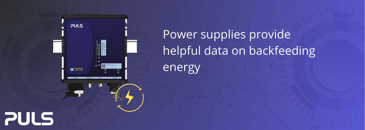 Analysing backfeeding events with the help of power supply data